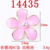Nuevo estilo antiguo goteo de aceite flor tridimensional flor con incrustaciones de diamantes accesorios de joyería de aleación accesorios para el cabello diy corona para el cabello Accesorios Venta al por mayor