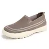 Novos Sapatos de Malha Listrados de Verão 2026 para Mulheres, Slip-On Respirável Casual com Solado Macio, Sapatos Baixos Versáteis e Modernos para Mulheres