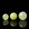 Contas Soltas de Jade Puro Natural, Contas Redondas de Jade Xiuyan, Jade Verde Claro Transparente como Gelo, Matéria-Prima para Pingente de Pulseira DIY, Venda Direta do Fabricante
