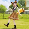 Fantasia Cosplay de Raposa Nick Zootopia para Crianças, Vestido de Verão Princesa Lolita Disney para Aniversário