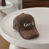 Gorra de béisbol para niños de 3 a 8 años, nuevo estilo otoño e invierno, gorra cálida de felpa para niños, gorra versátil con letras transfronteriza para niñas