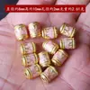 Cuentas Barril Esmalte Cloisonné Chapado en Cobre 18K Cuentas Espaciadoras Pulsera Joyería con Cuentas Accesorios Materiales Hechos a Mano para Bricolaje Cuentas Barril Esmaltadas Cocidas