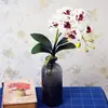 Venta Especial Flor de Orquídea Mariposa Artificial de Película de 7 Cabezas de un Solo Tallo para Decoración del Hogar y Decoración de Fotografía de Bodas