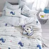 Algodón sarga sábana tela textil floral bebé estilo nórdico ropa de cama textil para el hogar tela al por mayor