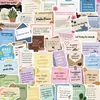 50 piezas de pegatinas con mensajes motivacionales para colorear, dibujar y decoración DIY de teléfonos, laptops y maletas