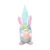 Boneca de Páscoa Transfronteiriça de Novo Produto com Luzes, Orelhas de Coelho Brilhantes, Enfeites de Ovo, Adereços para Vitrine, Decorações para Casa