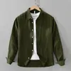 Camisa Masculina de Linho Fresco Japonês com Manga Longa Moda Artística Casual Top de Linho