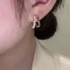 Pendientes de Botón Geométricos de Perlas de Gama Alta de Diseño de Nicho para Mujer, Pendientes Versátiles y de Moda para el Oído, Adornos para el Oído, Venta al por Mayor