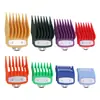 Peine Cortapelos Herramienta de Color Limitado Peine de Posicionamiento para Hombres Set de Peine para Cabello Plástico Calibrador Push Eléctrico para Cabeza de Aceite Suministros de Peluquería