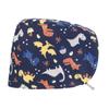Gorro de Enfermera Gorro Redondo Estampado Lindo Delgado Transpirable Hebilla de Ajuste Elástico Gorro Quirúrgico Algodón Post-Quimioterapia Gorro para Mujer