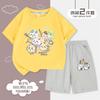 Ropa de Moda para Niños y Niñas, Conjuntos de Camisetas de Manga Corta, Diseño de Oso Autocrítico Estilo Ins, Moda Estudiantil