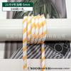 Cuerda redonda de poliéster y algodón de 5 mm de colores para cordón de ropa y equipaje, cuerda trenzada con núcleo de poliéster estampado, en stock, venta al por mayor