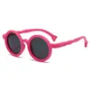 Gafas de Sol Redondas Grandes para Niños Polarizadas Protección Solar Gafas para Bebé Lindas de Moda para Niños y Niñas Gafas de Sol Anti-UV