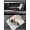Maçaneta interna de porta galvanizada Chuanqi Mustang T70, maçaneta com fivela interna de porta de carro, maçaneta interna de porta de carro, pintura cromada