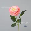 Rosa artificial multicapa de una sola rama fondo de boda pared de flores arreglo floral de camino popular transfronterizo tela de seda rosa decoración del hogar