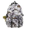 Mochila grande capacidade grafite moderna estudante viagem computador feminino casal desenho animado mochila escolar meninos estudante ensino fundamental mochila