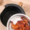 Bandeja de papel de aluminio específica para freidora de aire, caja de papel de aluminio, caja de papel de aluminio específica para horno, vajilla desechable y caja de bandeja de alimentos de varios tamaños