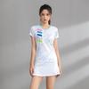 [Loja FeelTime Factory] Camisa de tênis de tênis de mesa respirável de secagem rápida masculina e feminina de manga curta