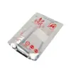 Bolsa de Embalaje de Medicina Herbal China de Grado Alimenticio con Ventana Bolsa Auto-Soportante de Cremallera Compuesta de Papel de Aluminio Ophiopogon Japonicus Bolsa de Embalaje de Astragalus Personalización