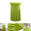 Toalha de Mesa Saia Sol Redonda para Mesas de Conferência, Mesas de Coquetel, Mesas de Banquete, Mesas de Bar, Mesas de Sobremesa, nas Cores Verde, Azul e Marrom, Espessada
