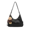 Bolso de Hombro Nuevo Estilo Coreano de Moda Gran Capacidad Bolso Cruzado para el Día a Día Bolso Tote de Mujer Sencillo Casual a la Moda Retro