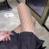 Medias, Medias de Rejilla, Medias Sexy Ultra-Delgadas Empalmadas para Mujer, Medias de Corte Alto de Lujo con Diamantes, Medias de Rejilla, Sistema de Abstinencia Emocional