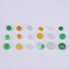 Jadeíta misturada contas soltas artesanais dez mil palavras dinheiro fivela diy fazendo pulseira antiga colar brincos acessórios de jóias