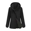 Chaqueta corta desmontable con capucha, multibolsillos, forro polar, para mujer, otoño e invierno, talla europea de Amazon, ropa para mujer transfronteriza R09