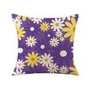 Almohada de Primavera Funda de Almohada Margarita Transfronteriza Nueva Estampada Funda de Almohada para Oficina Sofá Venta al por Mayor
