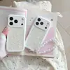 Estilo Coreano Padrão de Concha Linha KT Cat para Capa de Celular iPhone 18 Pro Max Apple 17 Fofo 16 Corrente