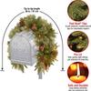 Amor de Hong Kong Amazon Transfronteiriço Natal Pinha Caixas de Correio Guirlandas Casa LED Luminoso Galho Seco Decorações de Vime