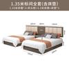 Mobiliário de Hotel Quarto Standard Conjunto Completo de Mobiliário de Cama de Hotel Quarto de Aluguel Hotel Estrela B&B Quarto Standard Cama de Casal Cama Grande