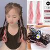 Peruca infantil pendurada orelha coloração de cabelo cabelo estendendo peruca de cor doce estilo legal doce doce estilo de beleza acessórios para o cabelo princesa chapelaria