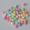 Cuentas redondas corazón de melocotón estrella de cinco puntas color perla de imitación accesorios para ropa y cabello material de bricolaje accesorios para joyería hecha a mano cuentas sueltas