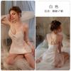 Camisón Sexy de Tirantes Meishilan para Mujer Primavera y Otoño de Alta Gama Encaje Seda Hielo Pijama Deseo Puro Pecho Pequeño Reunir 253