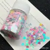 Lantejoulas coloridas e iridescentes - Materiais decorativos DIY para roupas, acessórios de vestuário e brincos artesanais