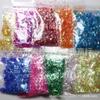 Papel de doces de resina de cor irregular faça você mesmo feito à mão material de joia de arte de unha fina enchimento de lama de cristal