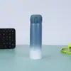 Copo Térmico de Aço Inoxidável 304 de Alto Acabamento com Cor Gradiente Macaron, Trava de Segurança e Tampa de Abertura Rápida, Garrafa de Água Esportiva Portátil para Presente