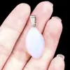 Colgante Ojo de Caballo de 1461-22 mm Cristal Natural Piedra Semipreciosa Colgante Ojo de Caballo Accesorios para Pendientes y Collares DIY