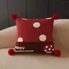 Cojín Decorativo de Perro de Dibujos Animados para Sofá de Sala de Estar con Relleno, Regalo Decorativo, Lindo Cojín para Respaldo de Ventana Abuhardillada con Acabado de Alta Gama
