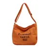 2026 Bolso de Hombro Cruzado de Lona Versátil de Moda para Verano Diseño de Nicho Bolso Casual Escolar para Estudiantes