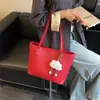 Yuezi 2026 Verano Nueva Tendencia Bolsa Grande de Estudiante para el Trabajo Bolso de Hombro Versátil Casual Bolso de Axila a la Moda