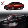 Adequado para Toyota 23 Yaris Ativ Carroceria Modificada Moldura da Maçaneta da Porta Decoração Galvanizada Vios Tira Brilhante Especial