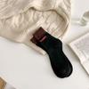 Calcetines Zhuji para hombre otoño e invierno de media caña calcetines gruesos de lana larga con forro polar desodorante al por mayor de media caña cálidos