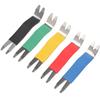 En stock, herramienta de desmontaje de audio con palanca de desmontaje de interior de automóvil, palanca de acero inoxidable, protector de mano de color, funda de goma, palanca de acero