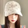 Gorra de béisbol floral estilo coreano fresca y antienvejecimiento para mujer ins Estilo dulce snapback Primavera y Verano sombrero versátil para protección solar