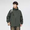 Nueva chaqueta para hombre 12023, otoño e invierno, estilo coreano, moderna, holgada, con capucha, ropa de trabajo, abrigo para hombre, ropa para hombre