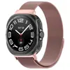Para Samsung watch7ultra Correa Milanesa GalaxyWatch7 Mismo Tipo Grano de Cabeza Hebilla Plegable Correa de Metal