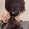 Ligas para el cabello de acrílico con estampado de leopardo para mujer, suaves con el cabello, ligas de pelo tipo intestino delgado, círculos para el cabello que no aprietan, elegantes accesorios para el cabello, ligas elásticas para el cabello