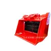 Cubo de reparación de suelo para excavadora, cubo de doble propósito para separación de arena y grava para vías fluviales, cubo multifuncional de trituración y reparación para relleno de tuberías